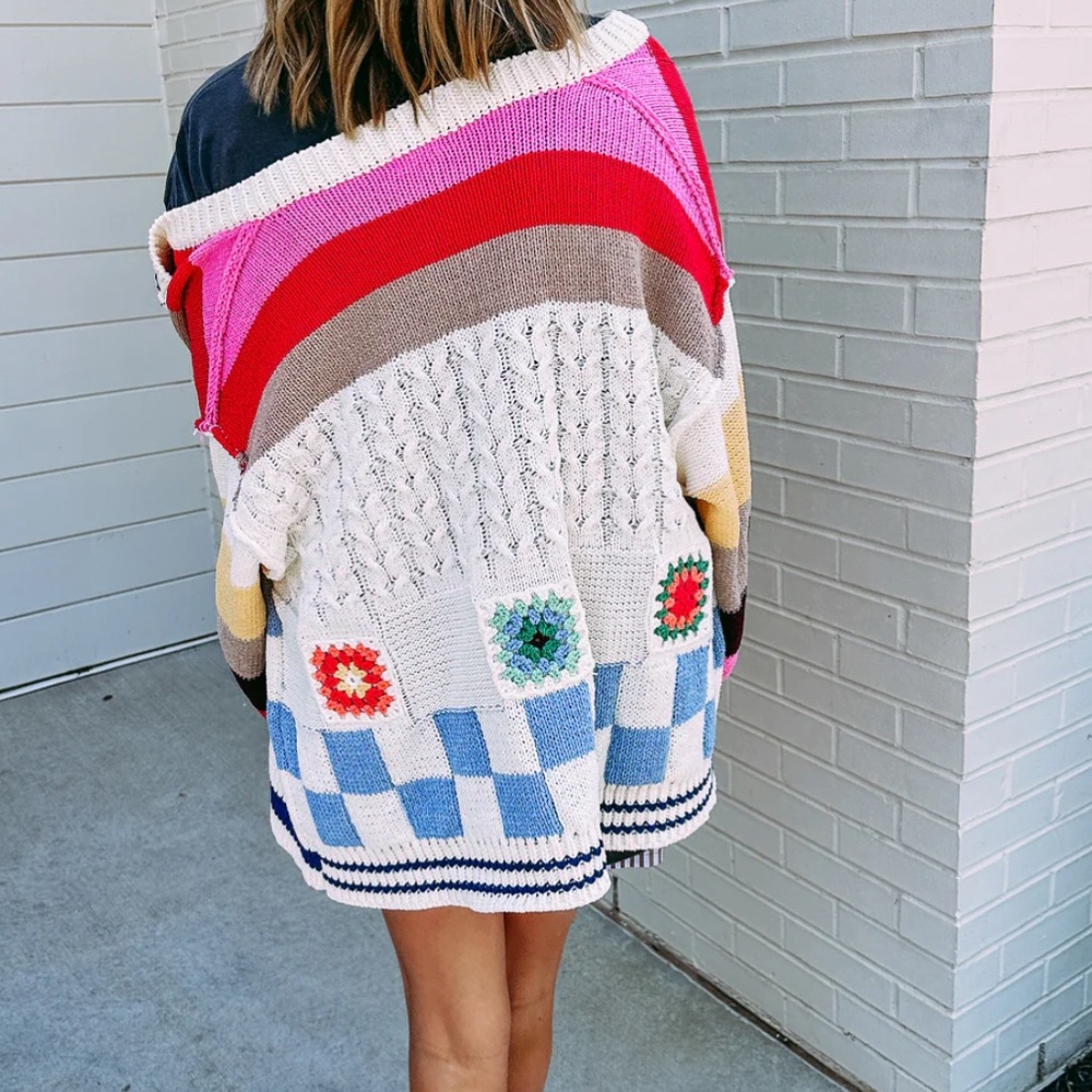 NWOT Unique Cardigan Sweater